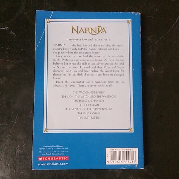 Lion Witch Wardrobe Chronicles Narnia C S Lewis Fantasy Children's Chapter Book - Picture 2 of 8